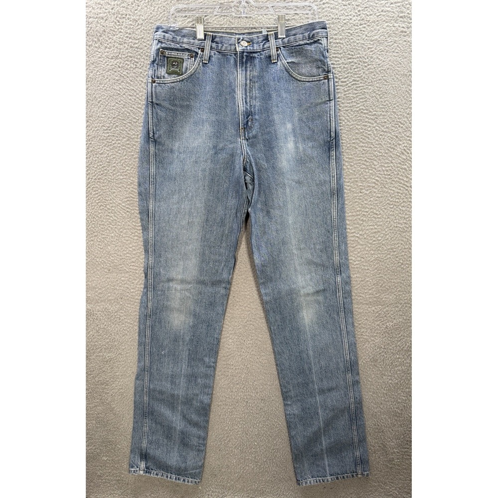 Vintage Cinch Jeans Mens 33x38‎ Blue Green Label Relaxed Western Workwear Cowboy